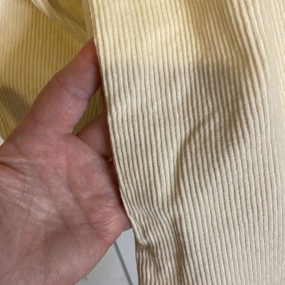 LEVI’S Corduroy Button Down Shirt Jacket, Women’s M, Cream - Picture 6 of 11